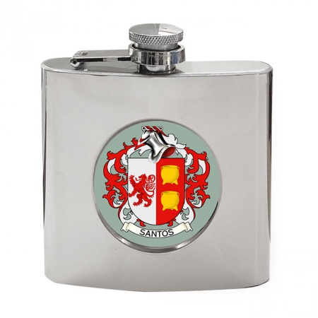 Santos (Portugal) Coat of Arms Hip Flask