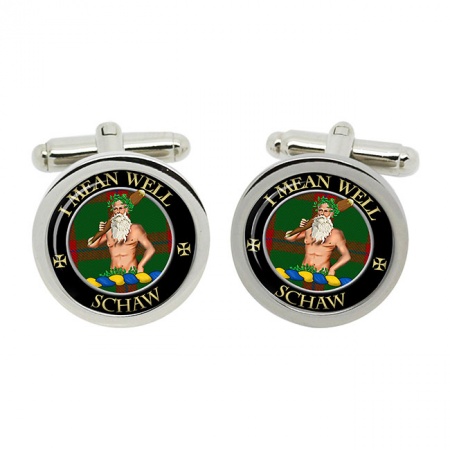 Schaw Scottish Clan Crest Cufflinks