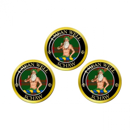 Schaw Scottish Clan Crest Golf Ball Markers