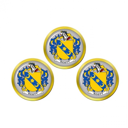 Scott (Scotland) Coat of Arms Golf Ball Markers