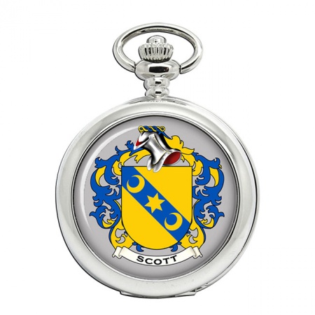 Scott (Scotland) Coat of Arms Pocket Watch