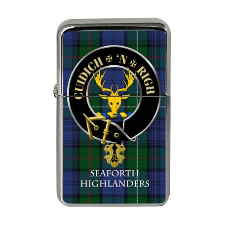 Seaforth Highlanders Scottish Clan Crest Flip Top Lighter