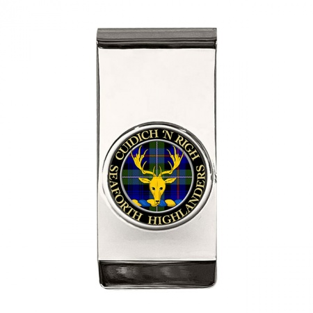 Seaforth Highlanders Scottish Clan Crest Money Clip