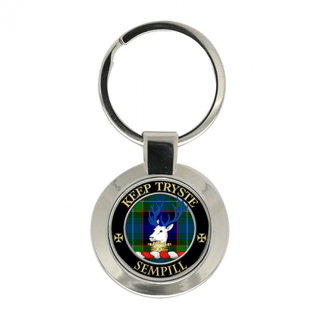 Sempill Scottish Clan Crest Key Ring