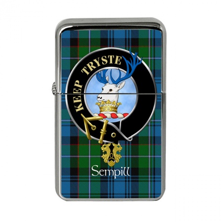 Sempill Scottish Clan Crest Flip Top Lighter
