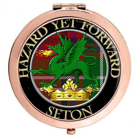 Seton Scottish Clan Crest Compact Mirror