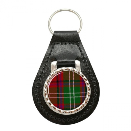 Seton Scottish Tartan Leather Key Fob