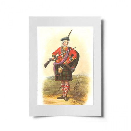 Shaw Scottish Clansman Ready to Frame Print