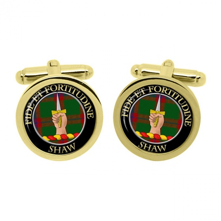 Shaw Scottish Clan Crest Cufflinks