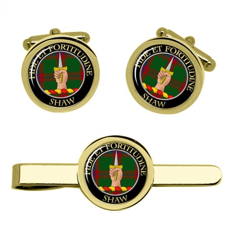 Shaw Scottish Clan Crest Tie Clip - Family Crests