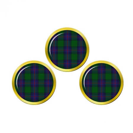 Shaw Scottish Tartan Golf Ball Markers
