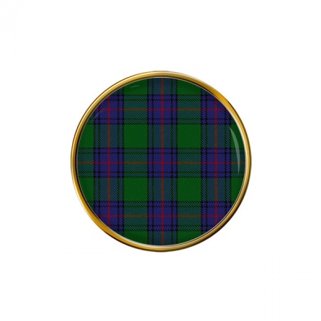 Shaw Scottish Tartan Pin Badge