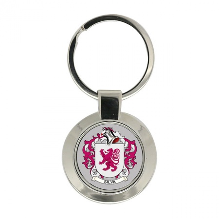 Silva (Portugal) Coat of Arms Key Ring