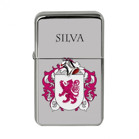 Silva (Portugal) Coat of Arms Flip Top Lighter