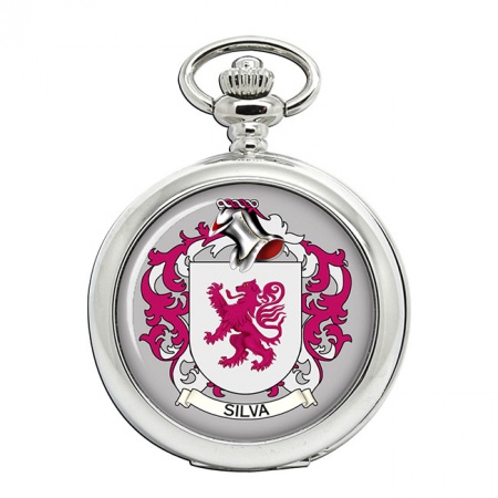 Silva (Portugal) Coat of Arms Pocket Watch