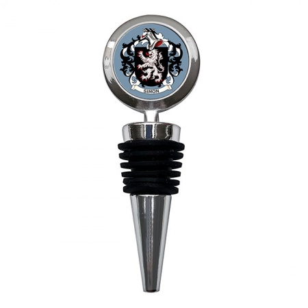 Simon (France) Coat of Arms Bottle Stopper