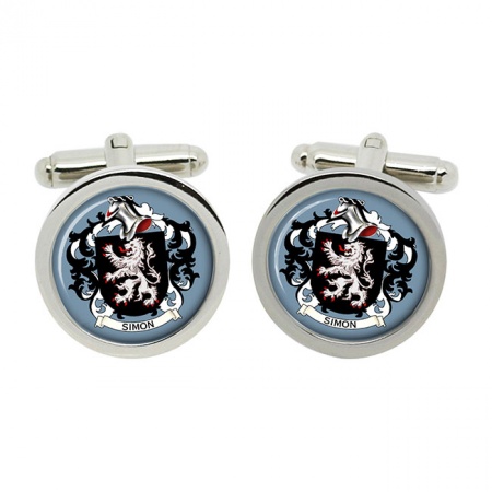 Simon (France) Coat of Arms Cufflinks