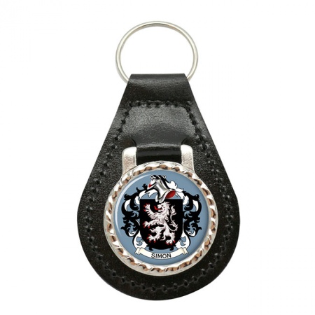 Simon (France) Coat of Arms Key Fob