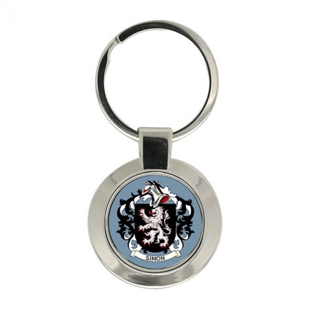 Simon (France) Coat of Arms Key Ring