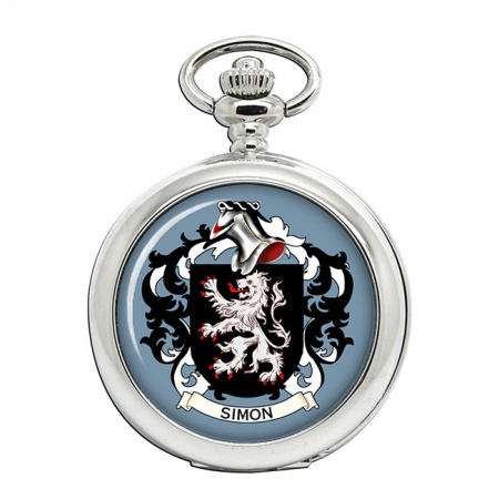Simon (France) Coat of Arms Pocket Watch