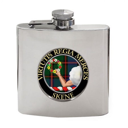 Skene Scottish Clan Crest Hip Flask