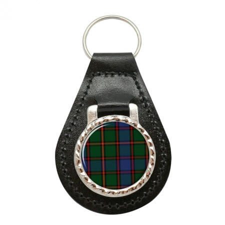 Skene Scottish Tartan Leather Key Fob