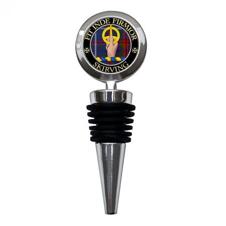 Skirving Scottish Clan Crest Bottle Stopper