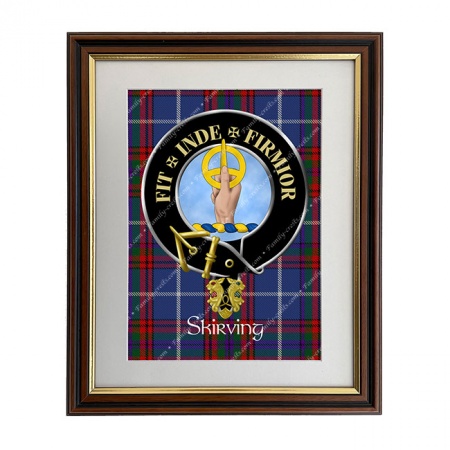 Skirving Scottish Clan Crest Framed Print