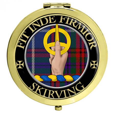 Skirving Scottish Clan Crest Compact Mirror
