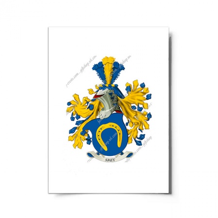 Smit (Netherlands) Coat of Arms Print
