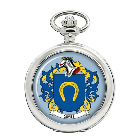 Smit (Netherlands) Coat of Arms Pocket Watch