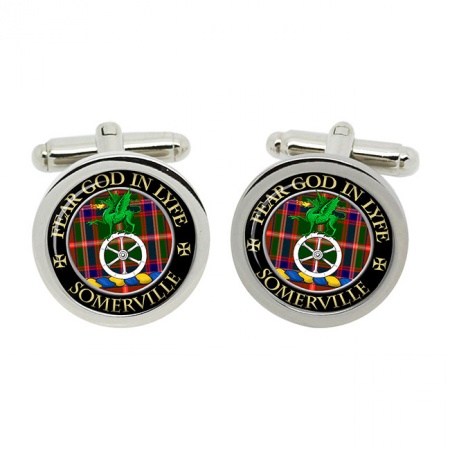 Somerville Scottish Clan Crest Cufflinks