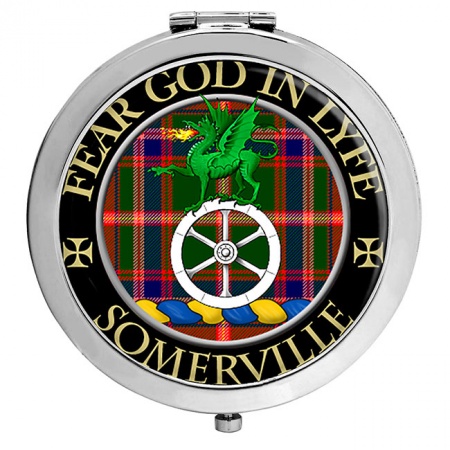 Somerville Scottish Clan Crest Compact Mirror