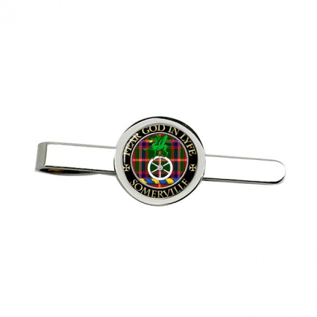 Somerville Scottish Clan Crest Tie Clip