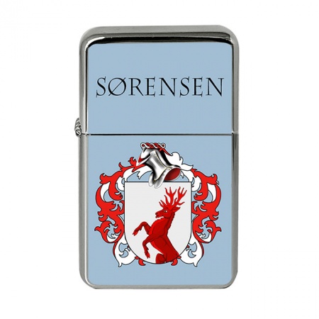 Sørensen (Denmark) Coat of Arms Flip Top Lighter