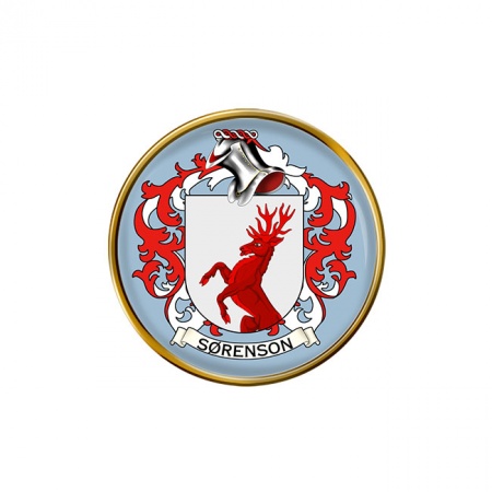 Sørensen (Denmark) Coat of Arms Pin Badge