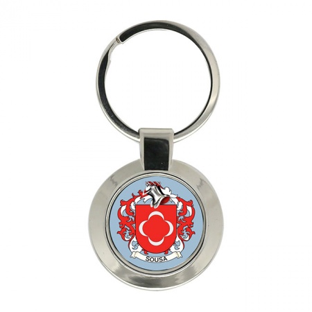 Sousa (Portugal) Coat of Arms Key Ring