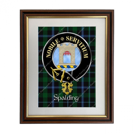 Spalding Scottish Clan Crest Framed Print