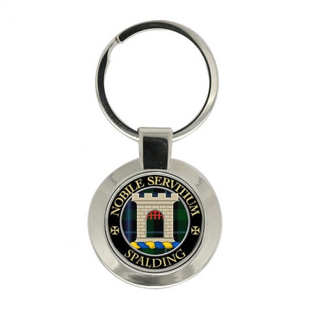 Spalding Scottish Clan Crest Key Ring