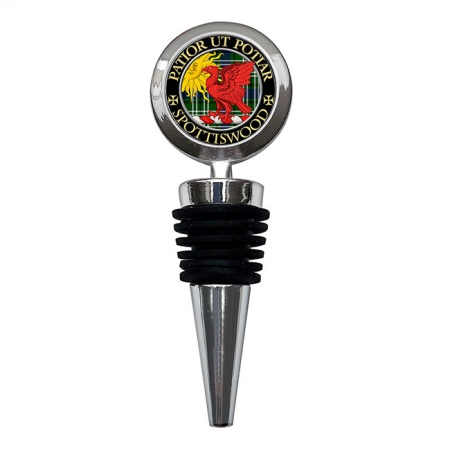 Spottiswood Scottish Clan Crest Bottle Stopper