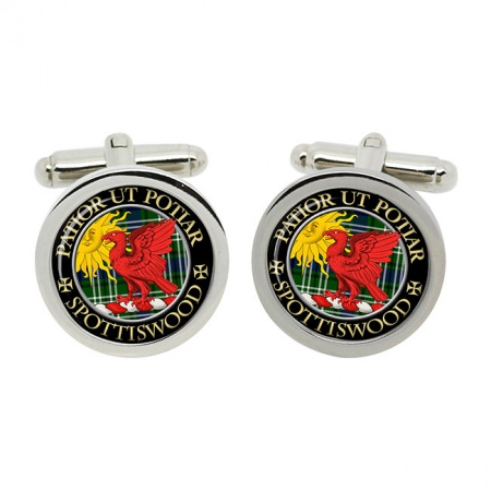 Spottiswood Scottish Clan Crest Cufflinks