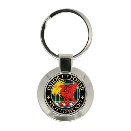 Spottiswood Scottish Clan Crest Key Ring