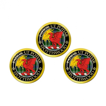 Spottiswood Scottish Clan Crest Golf Ball Markers