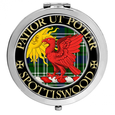 Spottiswood Scottish Clan Crest Compact Mirror