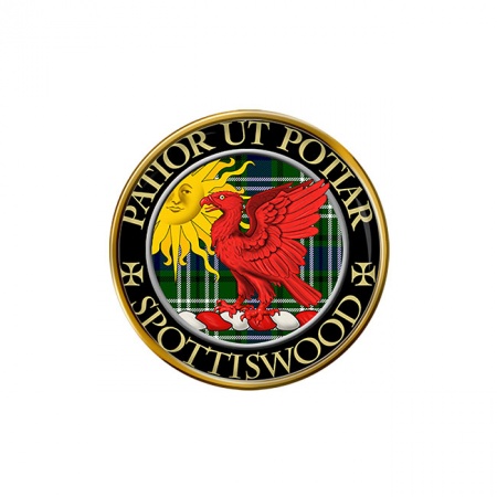 Spottiswood Scottish Clan Crest Pin Badge
