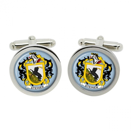 Steiner (Swiss) Coat of Arms Cufflinks