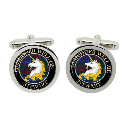 Stewart of Appin Scottish Clan Crest Cufflinks