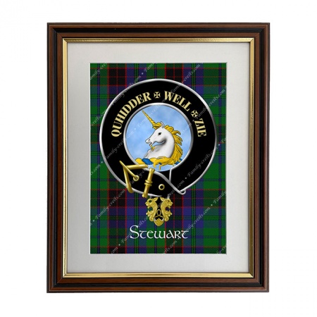 Stewart Scottish Clan Crest Framed Print