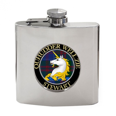 Stewart of Appin Scottish Clan Crest Hip Flask