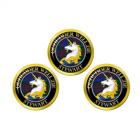 Stewart of Appin Scottish Clan Crest Golf Ball Markers